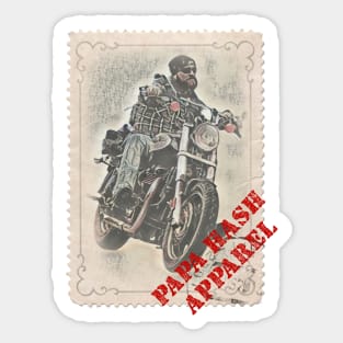 Papa Hash Apparel: Stamp Sticker